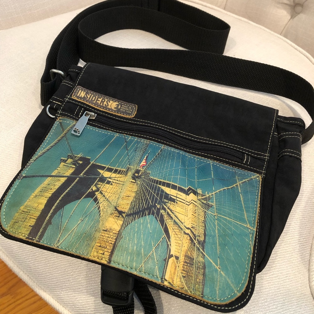 Crossbody New York Brooklyn Bridge bag